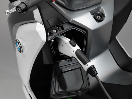 BMW Motorrad C evolution Electric Scooter - Charging
