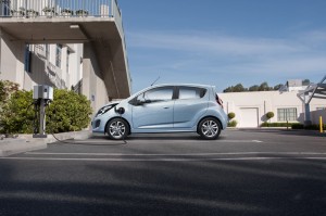Chevrolet Spark Electric Car 2014 - Charging