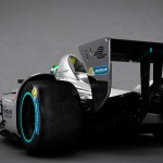 New Formula E car - 3D rendering - Rear View