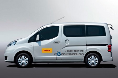 Nissan and DHL Japan to Test e-NV200