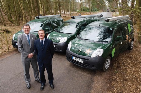 Center Parcs goes electric with Renault - Andy Heiron and Paul Kent (left to right)