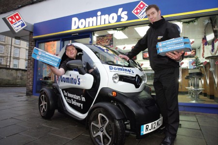 Renault Twizy gets a slice of Domino's action
