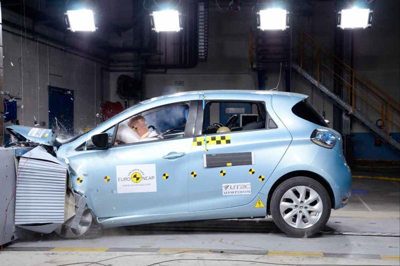 Renault ZOE Electric Car - Rated Five stars by Euro NCAP