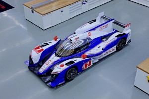 Toyota TS030 Hybrid cars to compete in the elite LMP1 class at Le Mans 24hr
