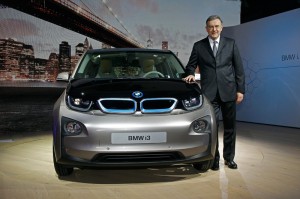 World premiere BMW i3 in New York City, USA - Dr. Norbert Reithofer, Chairman of the Board of Management of BMW AG (07/2013).