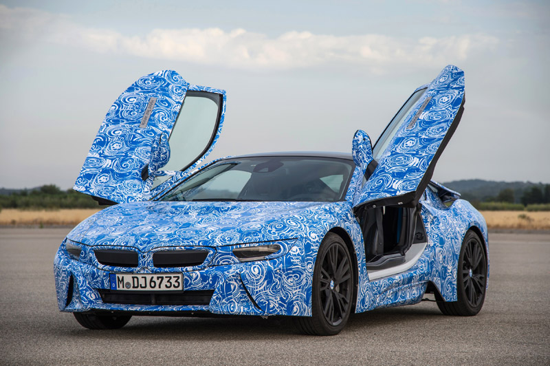 BMW i8 plug-in hybrid sports car to feature armoured glass