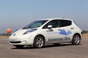 Nissan Leaf autonomous drive