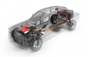 Rolls-Royce 102EX Phantom experimental electric car - Axeon, now Johnson Matthey provided the battery system