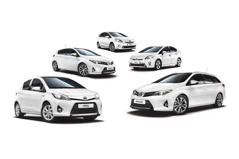 Toyota's hybrid range available for Trybrid