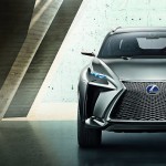 New Lexus mid-size crossover hybrid concept, the LF-NX
