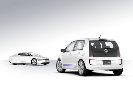 VW twin-up! plug-in hybrid concept and VW's XL1
