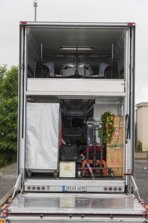 Space is being used perfectly in the semitrailers