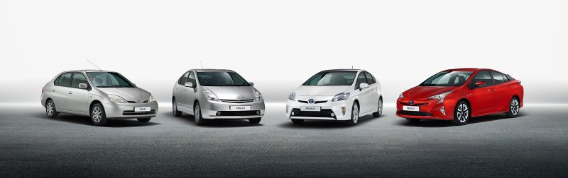 Toyota Prius Historic Line-Up