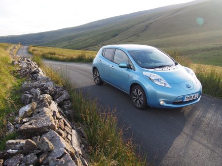 Nissan Leaf 30kWh in Wales 2016 - Brecon Beacons