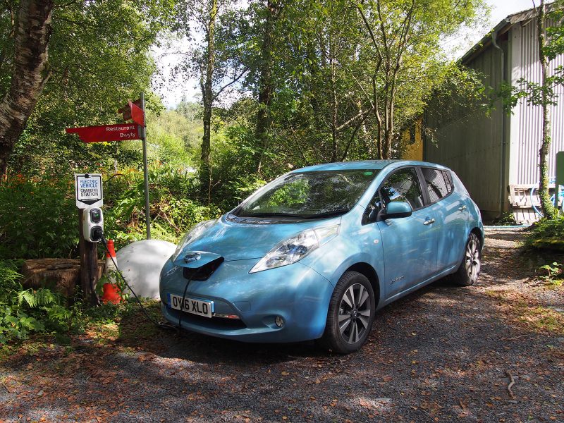 Nissan Leaf 30kWh in Wales 2016 - Centre for Alternative Technology (CAT)