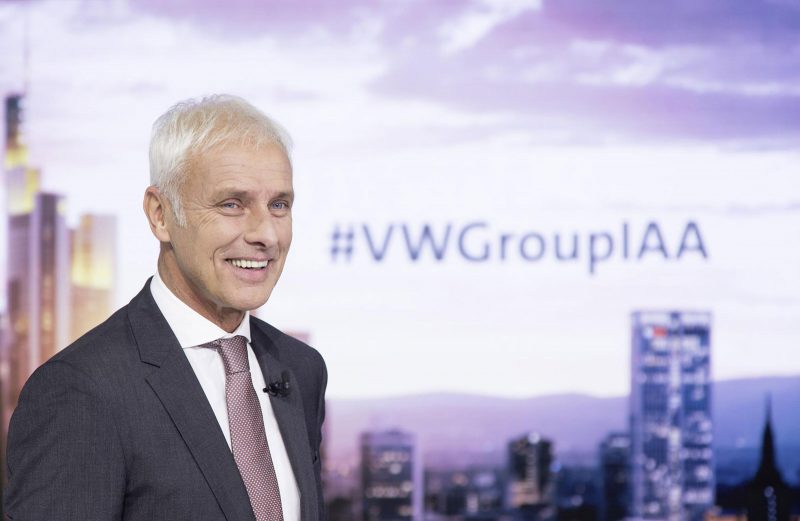 Matthias Müller, Chairman of the Board of Management Volkswagen Group